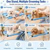 Dog Grooming Hammock Foldable Pet Paw Bathing Wash Hammock Stand for Dogs and Cats, Mesh Bath Support for Nail Trimming, Bathing