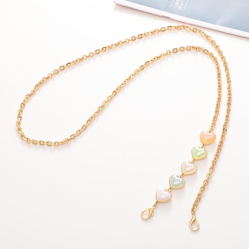 Yi Lian Acrylic Beaded Phone Chain: Pearl Crossbody Strap Charm for Women