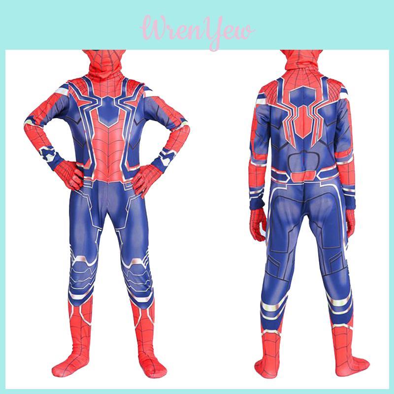 High-quality Iron Spider-man Cosplay Jumpsuit With Stunning Design For Theme Parties