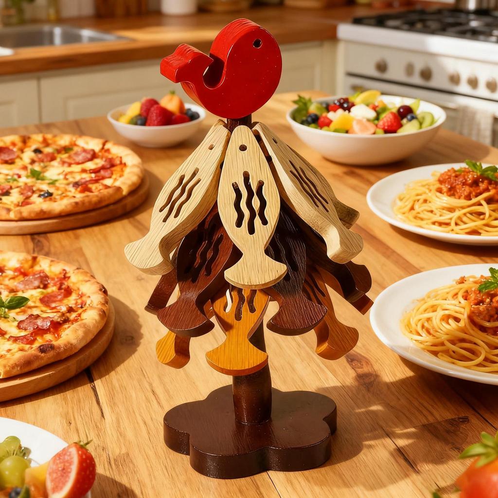 Tree Trivet Set Heat-Resistant Foldable Pot Holders Placemat Christmas Tree Trivet For Pans Bowls Teapots Drinks Plates