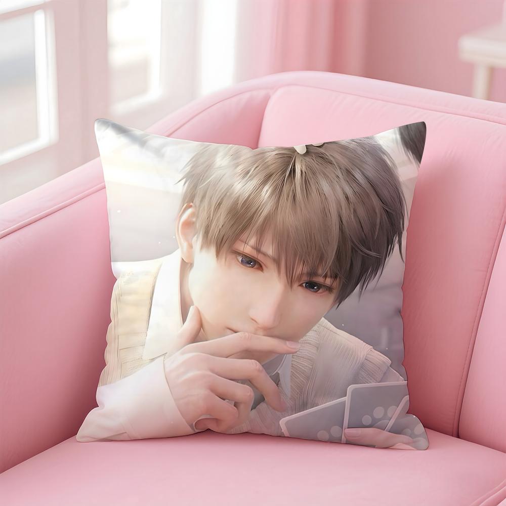 

Game L-Love and deepspaceS Cushion Cover Comfortable Reversible Pillow Cover Ideal for Car Sofa Bedroom & Beyond 12x12Inch