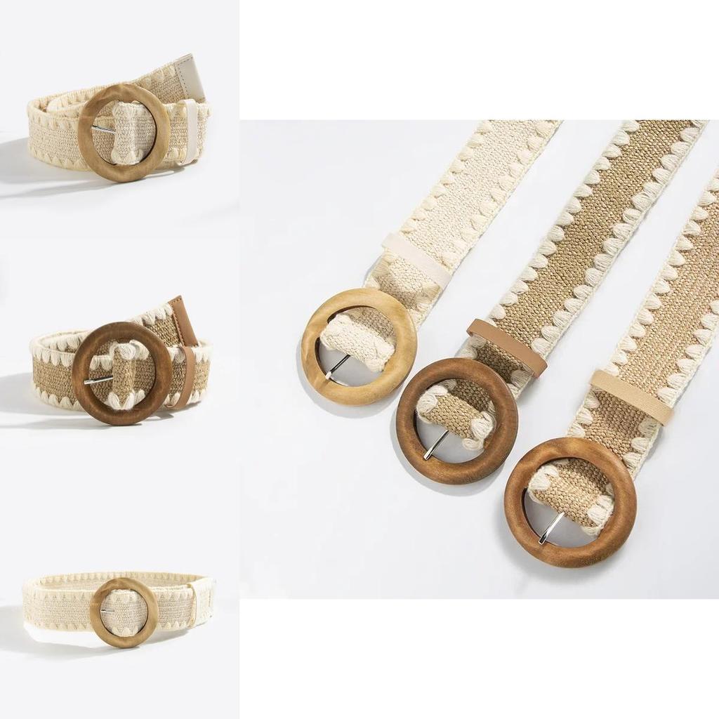 Bohemian Waist Belt Womens Handcrafted Festival Style With Plastic Buckle For Casual Wear