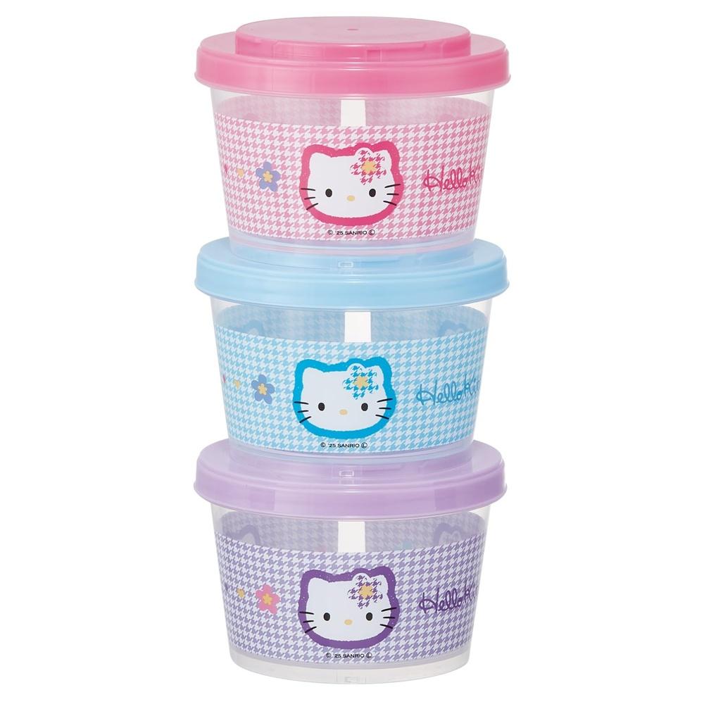 

Skater Storage Container Set of 3 240ml Side Dishes Made in Japan Sanrio Hello Kitty Kaohana SIJ3-A