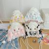 Drawstring Bow Tie Rabbit Shoulder Bag Backpack For Casual Outings Gift Cute