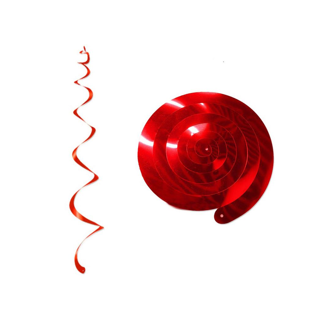 Party Decoration PVC Single Spiral Atmosphere Setting Hanging Ornament