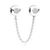 NEW Butterfly Daisy Flower & Band Of Hearts Charm Bead Fit Original Europeans 925 Sterling copper Bracelet DIY Fine Zircon Gift