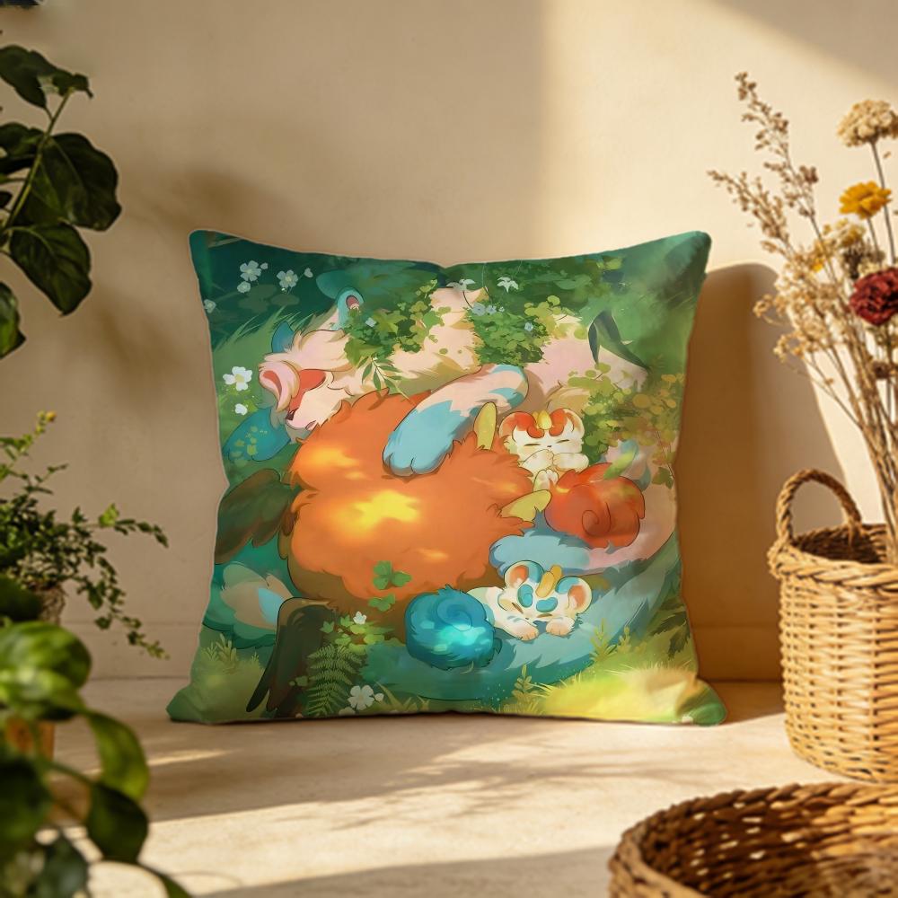 Popular Ffabulous Beastsing Cushion Cover Versatile DoubleSided Pillow Case Fit for Sofa Bed Car  Daily Decor