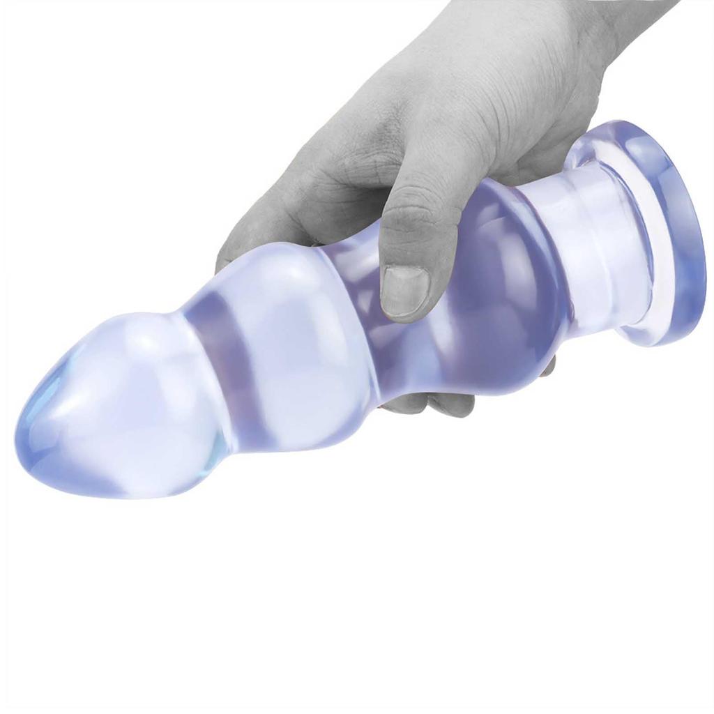 Yemax Dildo for Thick Anal Suction Anal Soft PVC Anal Anal Pagoda Bead Shape Anal Anal Plug for Adult Anal Smooth Waterproof Butt Blue Women, Dildo,