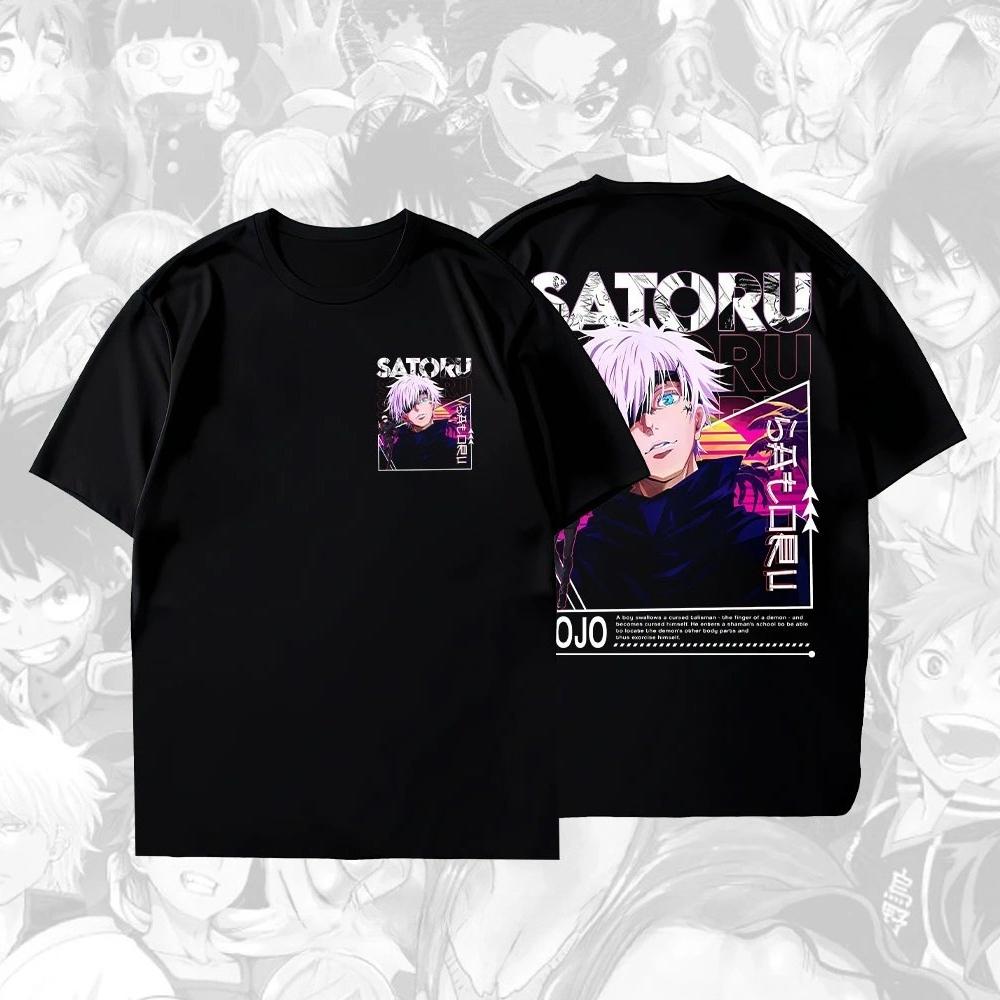 Gojo Satoru Jujutsu Kaisen Print Short Sleeve Tshirt Cotton Clothes Round Neck Harajuku YK New Arrival Streetwear Tee Tops
