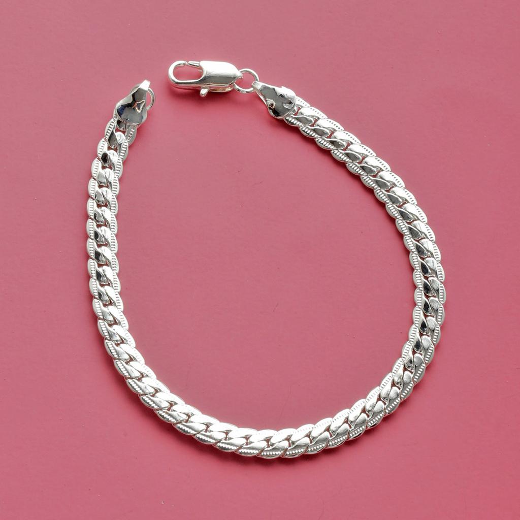 New fashion simple chain bracelet men's spring and summer Korean version personality cool versatile Internet celebrity accessories jewelry