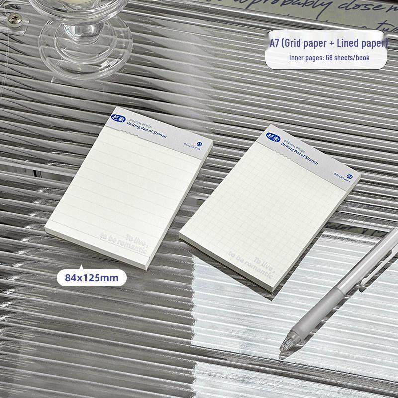 Tearable Portable Small Notebook Planner with Sticky Notes and Memo Pad