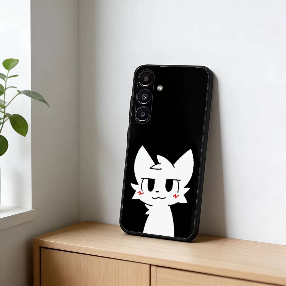 boykisser wallpaper Phone Case For Samsung Galaxy A91,80,73,72 ,71,53,52,32 ,31,22,21s,20,Soft Black Case Samsung a12