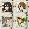 Anime Kawaii Mädchen K-On Niedlich Zweiseitig Bedruckt Quadratisch Dekorative Kissenhülle Für Sofa Wohnzimmer Heimdekoration
