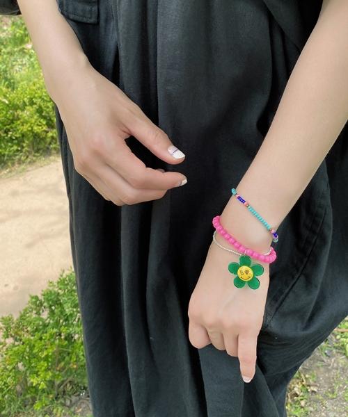 Bonbeau Vivid Color Combo Beads Bracelet Layered Seed Bead Bracelet 5 Colors