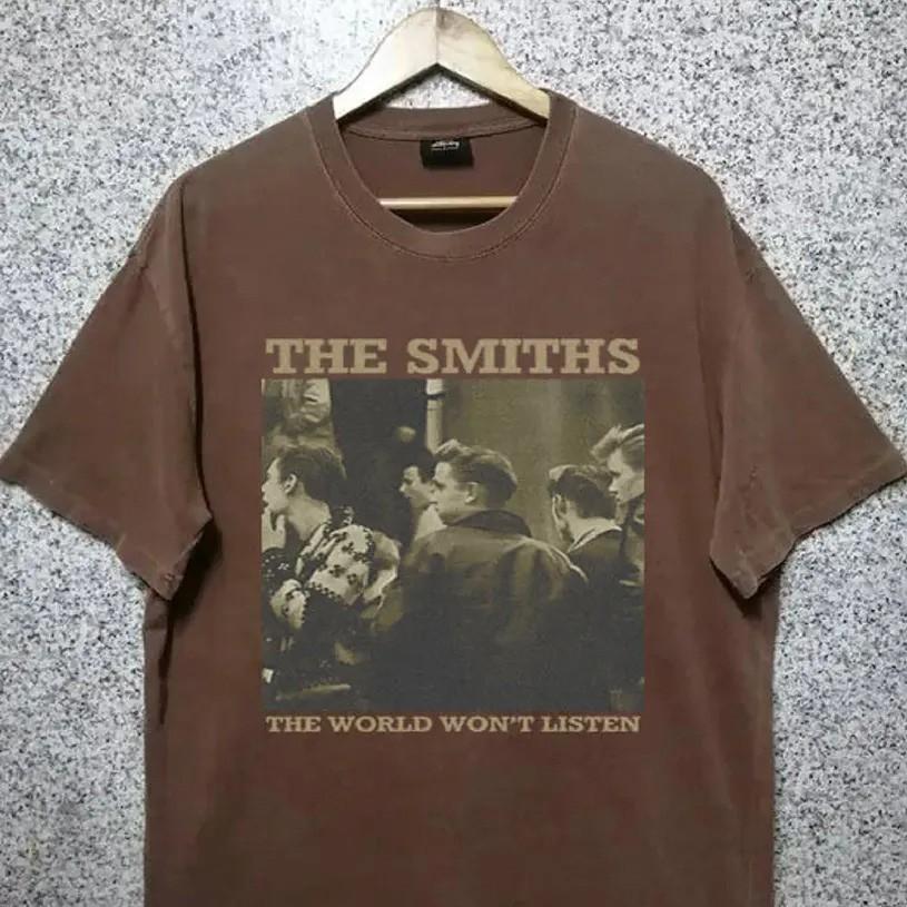 The Smiths - The World won't listen graphic Unisex T-Shirt S-5XL