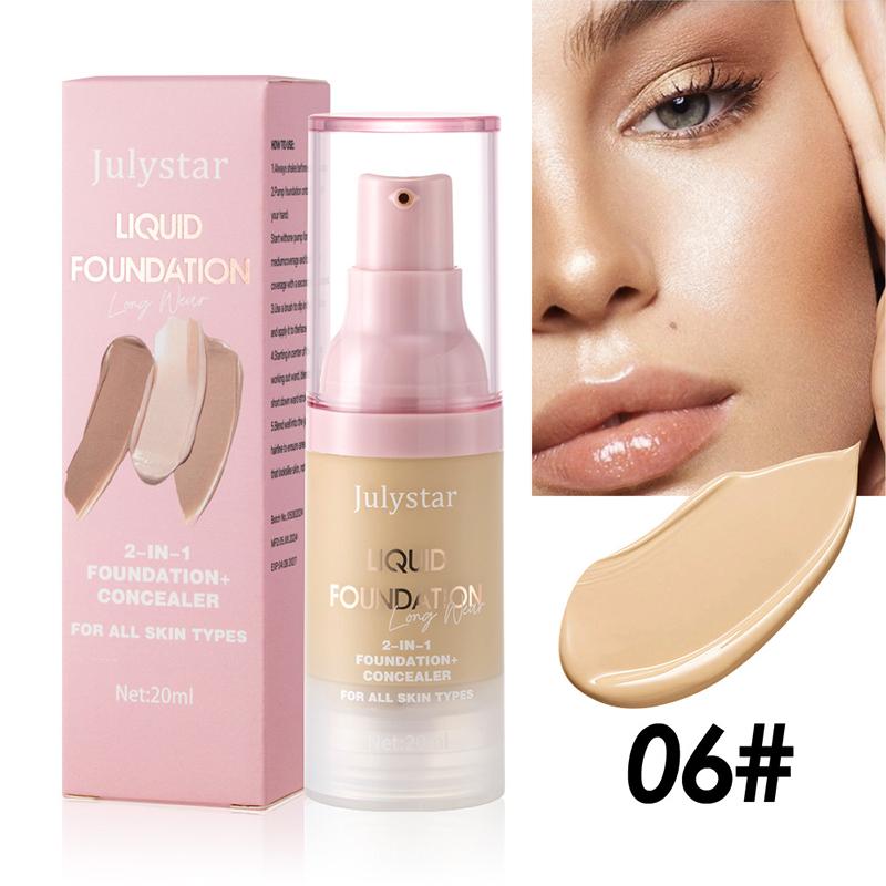 High Coverage Liquid Foundation Tint Oil Control Face Brighten Natural Concealer Waterproof BB Cream Makeup Korean Base Cosmetic