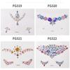 Decoration Temporary Tattoo Face Tattoo Stickers Face Body Colored Rhinestone Nail Art Charms