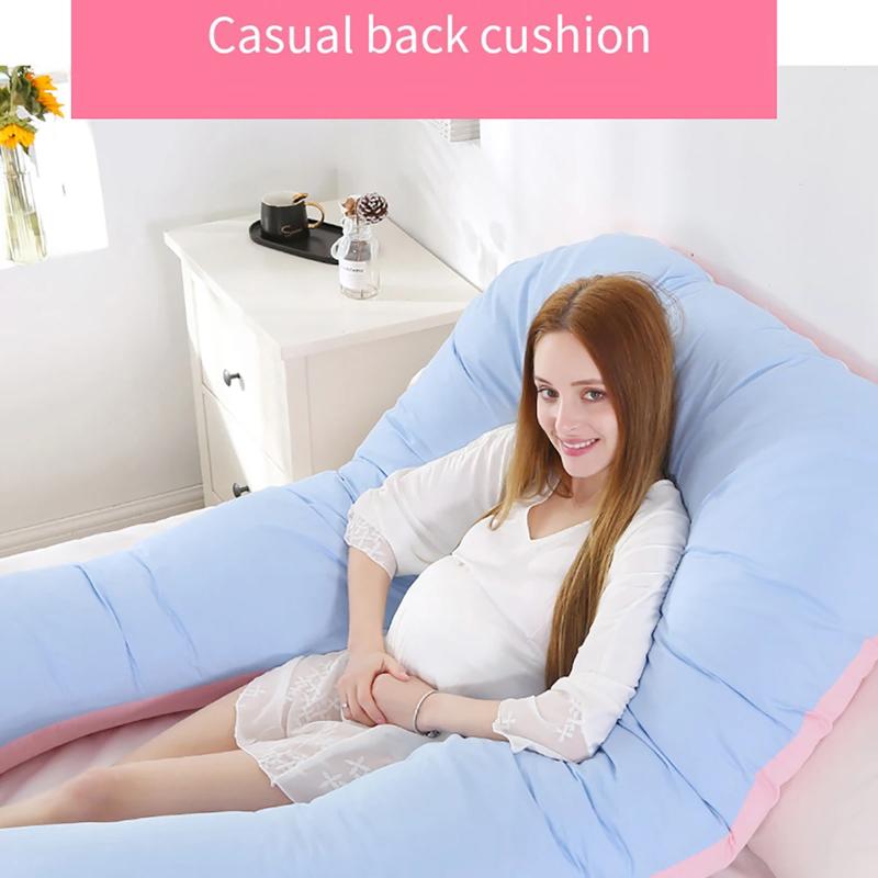 U-shaped Maternity Pillow Waist Support Pillow Core Side Sleeping Pillow Pregnant Pillow Can Be Disassembled Nursing Maternity