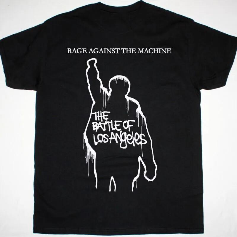 RAGE AGAINST THE MACHINE THE BATTLE OF LOS ANGELES COTTON BLACK TSHIRT Unisex T-Shirt S