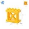 Big Size Block Bricks Train Tracks  Traffic Stop Lights Straight Duploes Black Accessories Diy Hot Toys For Children Baby Gift