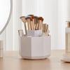 Makeup Brush Storage Cylinder Rotate Large-capacity Cosmetic Storage Box Desktop Lipstick Eyeshadow Dresser Rack