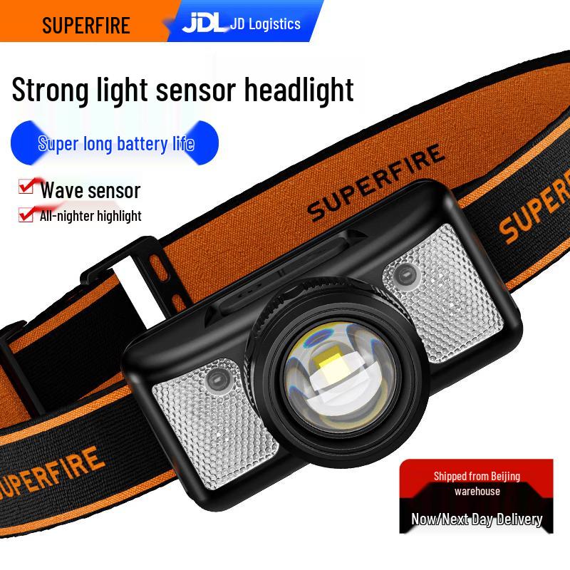 SupFire HL91 Ultra-Light Hand-Wave Sensor LED Headlamp