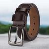 Retro Men Wide Belt Zinc Zinc Alloy Jeans Waistband Adjustable PU Leather Belt  Party