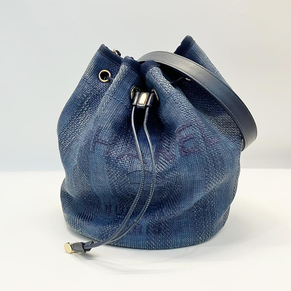 

Used CHANEL DeauvilleShoulder Bag Raffia Women