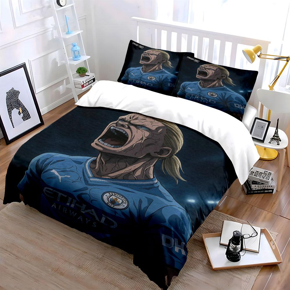 "Anime Style Football Bedding Set" Bedding Duvet Cover Set Duvet Cover Pillowcases (1 * Duvet Cover 2 * Pillowcases, without duvet insert)