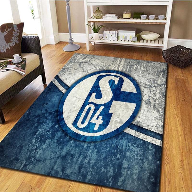 FC Schalke 04 Carpet Rug for Living Room Bedroom Home Sofa Decoration,Kids play Non-slip Floor Mat
