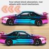 1:24 Legierung GTR SKYLINE GTR-R34 Spielzeugautos Modelle Türen Geöffnet Miniaturfahrzeuge Rückziehmotor Supercars Kindertagsgeschenke