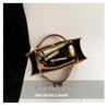 2023 Retro Casual Winter Tote: Large Capacity Solid Color Diamond Lattice Underarm Bag