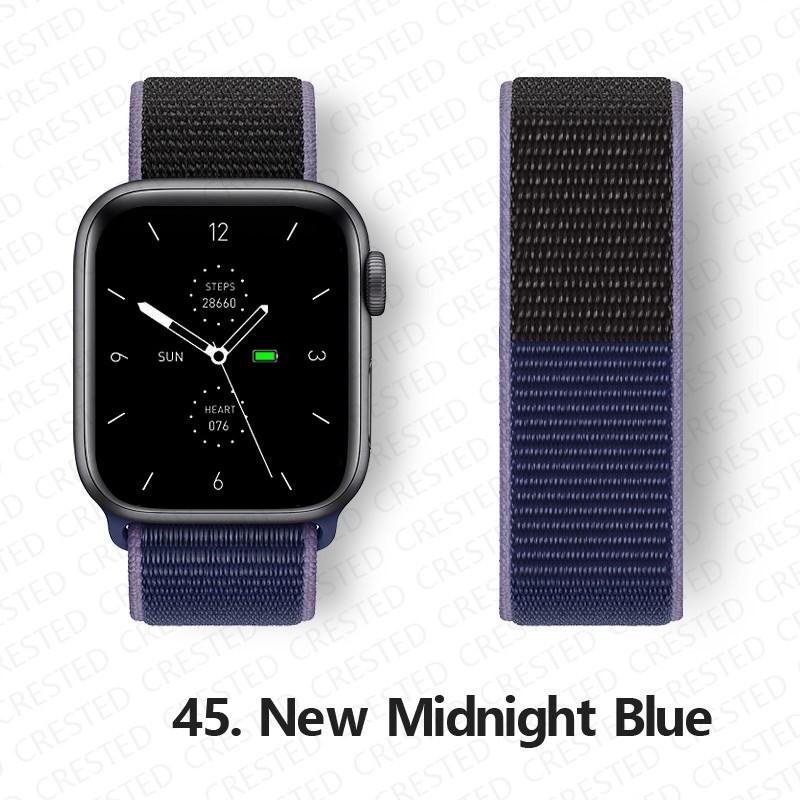Pasek Nylonowy z Pętelką Do Pasków Apple Watch 44mm 40mm 49mm 41mm 45mm 46mm paski Bransoleta iWatch Seria 7 6 5 se 8 9 ultra 2 3 10 11