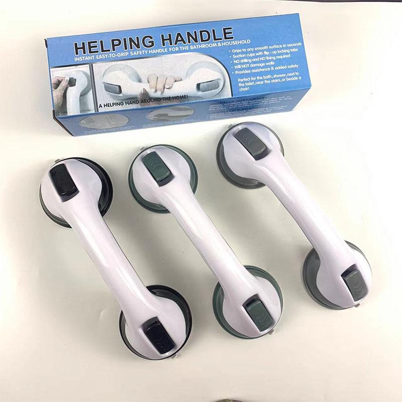 Plastic Bathroom Handrail Anti-fall Suction Cup Anti-slip Doors And Windows  Suction Cup Handle Without Hole Drilling Handrail