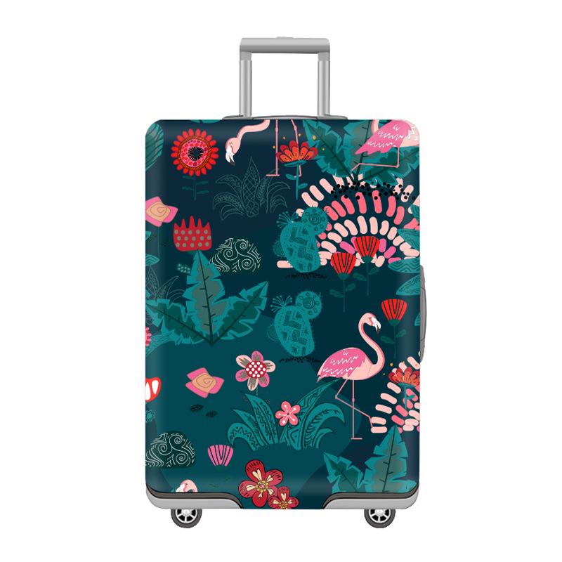 Elastiskt bagageskydd med logotryck: Slitstarkt, Förtjockat, Damm- och repkänsligt skydd för resväskor