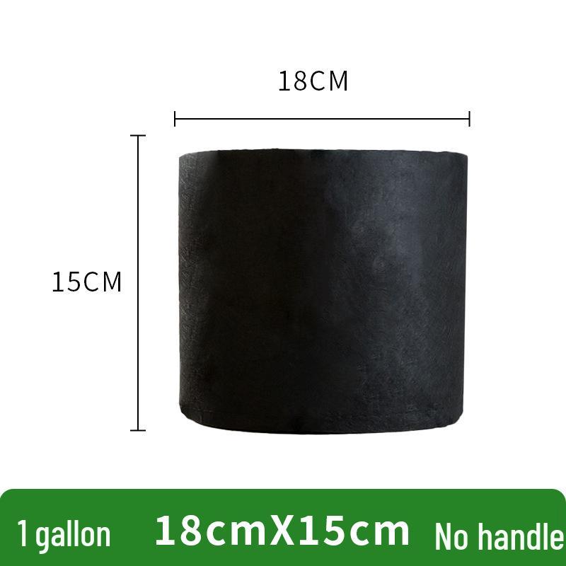 Round Thickened Non-Woven Planting Bag for Flowers and Vegetables 
