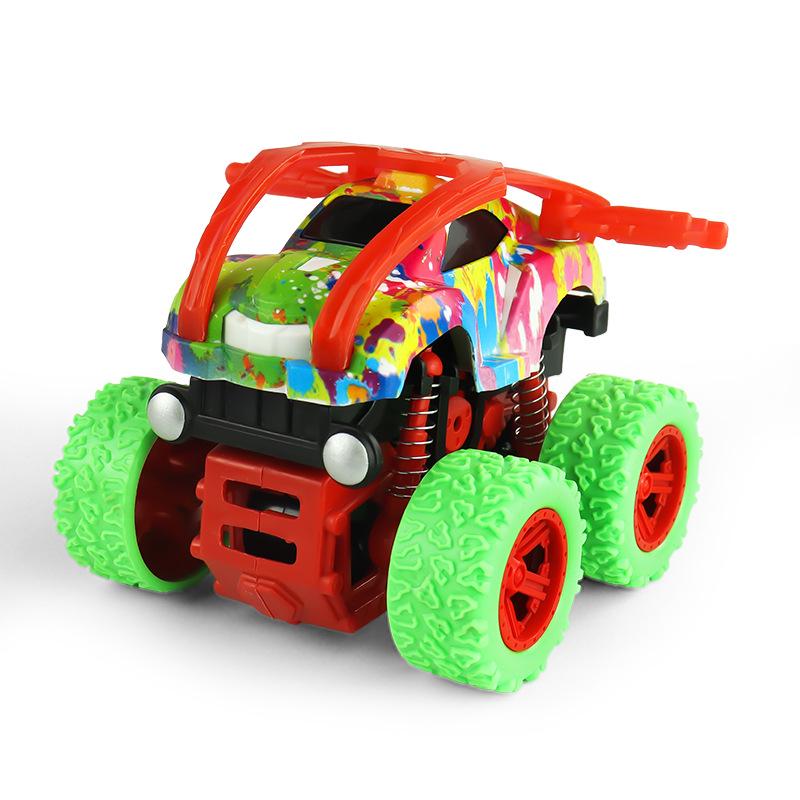 Children's Four-Wheel Drive Off-Road Stunt Car - Durable Inertial Toy Model