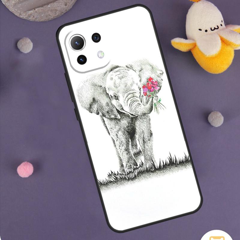 Cute Elephant Case For Xiaomi 15T Pro 13T 14T 14 15 Ultra 17 Pro Max POCO F8 Pro F5 F6 F7 X5 X6 X7 Cover