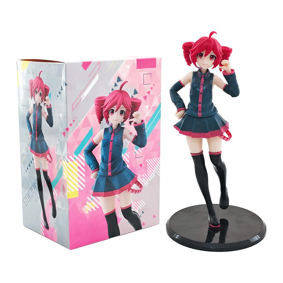 Előfestett Prémium Utau Kasane Teto Figura PVC Modell Kész Figura Dekoráció Játék Ajándék Aranyos pink