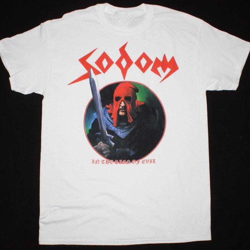 Sodom Band Music Lover Heavy Cotton White Full Size Unisex Shirt Unisex T-Shirt XL