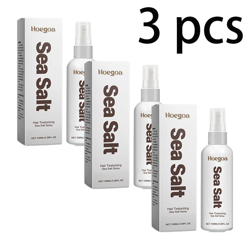 Hoegoa Sea Salt Dry Hair Spray Несмываемый стайлинг для волос Сухой спрей для волос Освежающий обезжиривающий контроль за жирностью Ленивый пушистый разглаживающий спрей