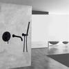 Brushed Rose Gold Bathroom Bathtub Mixer Set Hot and Cold Brushed Gold Bath Shower Faucet Wall Mounted Bathtub Shower Faucet Set