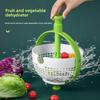 Hand Press Rotating Salad Spinner for Vegetables and Fruits Multi-Function Kitchen Tool