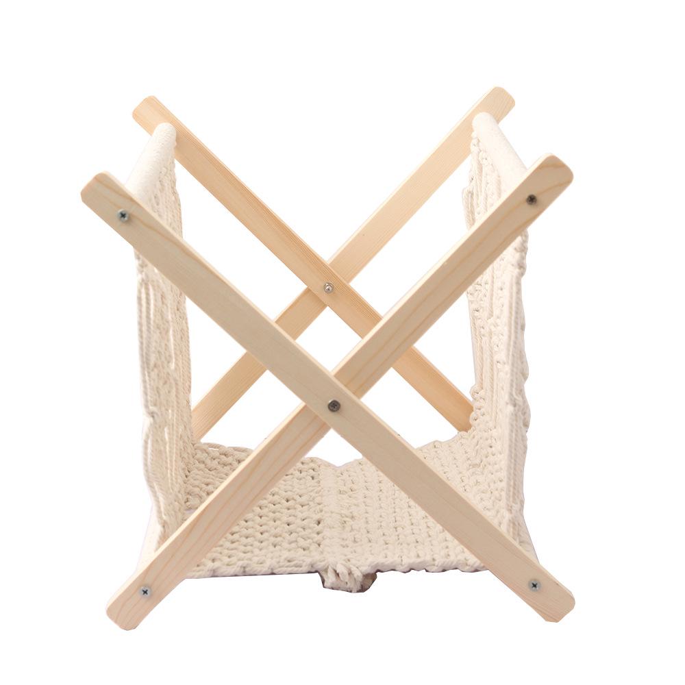 Nordic Cotton Rope Woven Magazine & Book Rack - Creative Floor-Standing Display