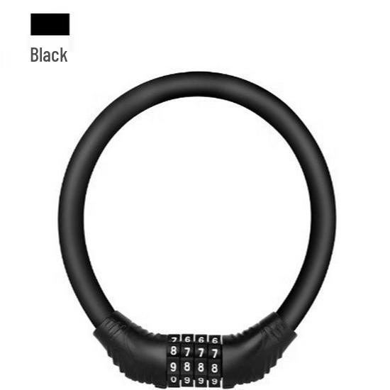 

Compact Ring-Shaped Anti-Theft Steel Cable Lock for Bikes and Electric Vehicles