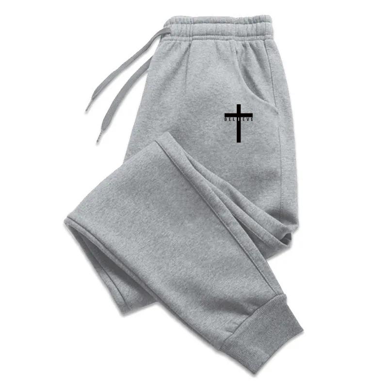 Herren Lange Hosen Herbst und Winter Herren Lässige Fleece-Sweathose Weiche Sporthose Jogginghose 4 Farben