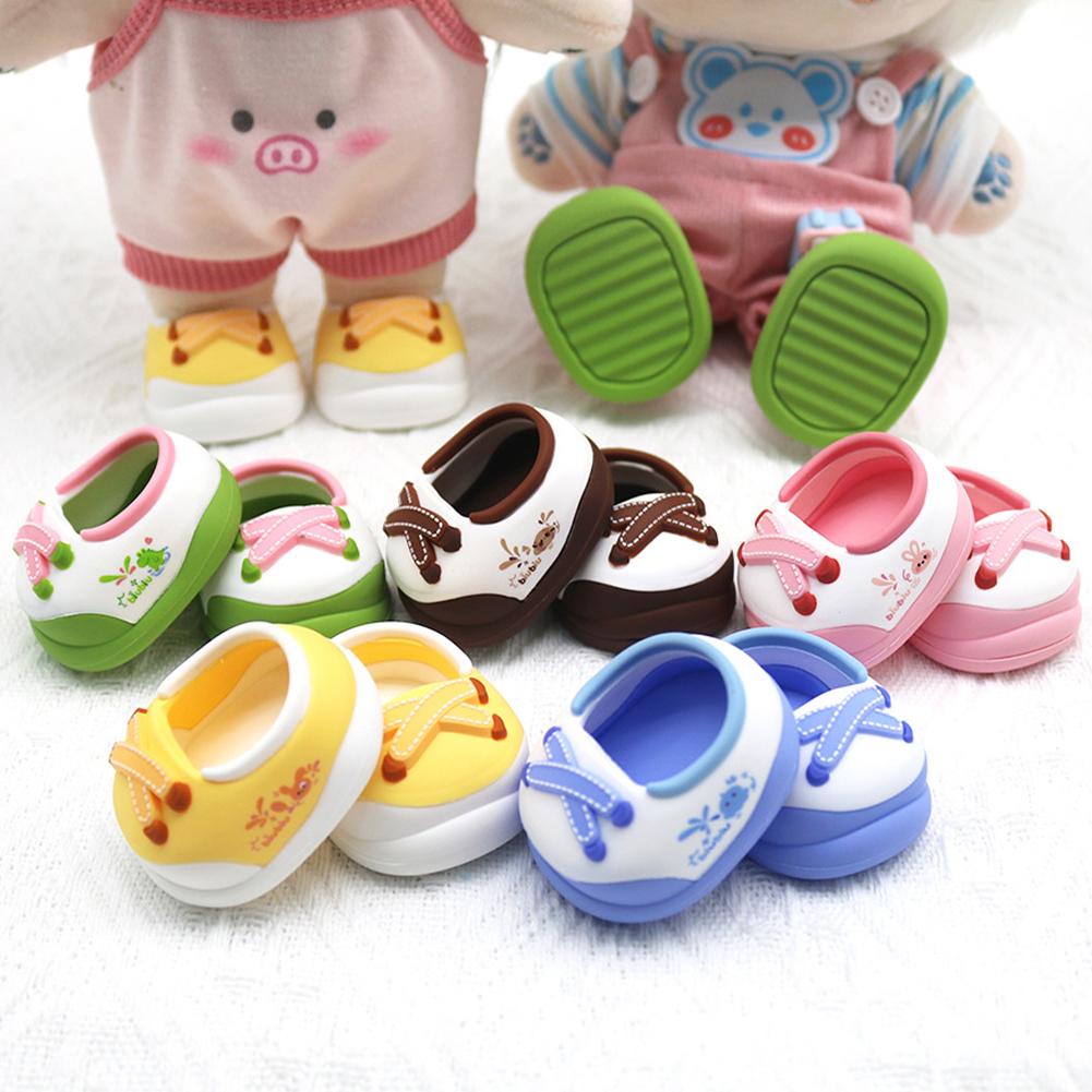 20cm Cotton Walking Shoes Cotton Dolls Casual Shoes Sports Shoes Cute Cartoon Cotton Doll Shoes