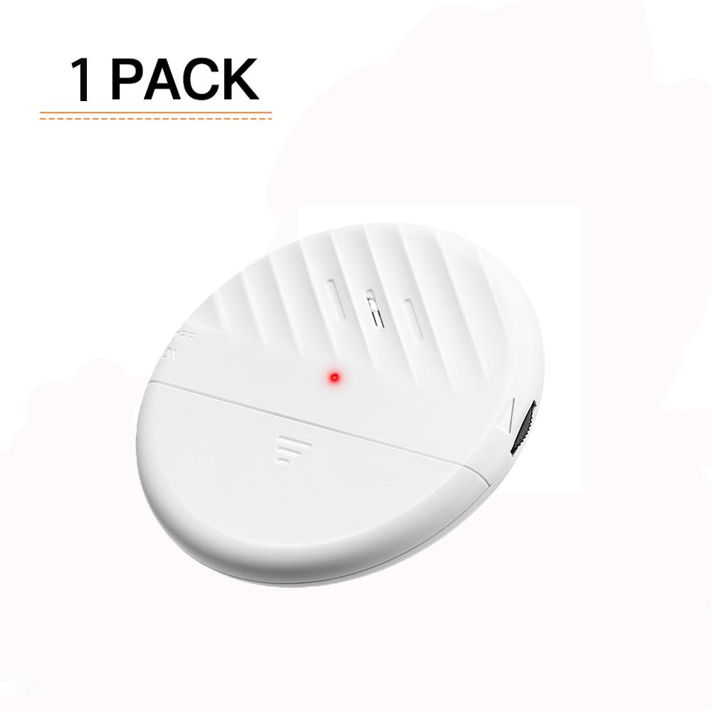 Elecpow Wireless Door Window Vibration Sensor Alarm 125dB Glass Break Anti-Theft Sensor Home Security Protection Alarm 1PC White Alarm