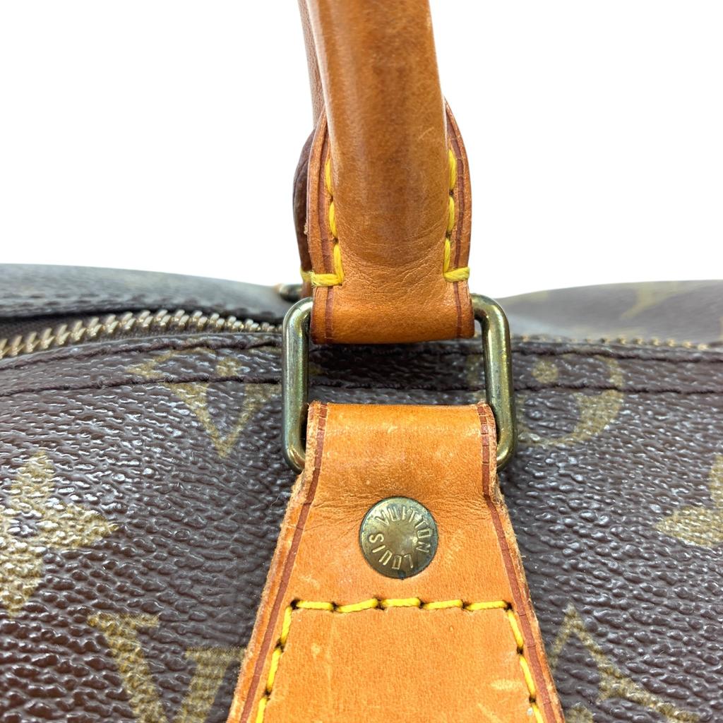 Used Louis Vuitton Monogram Speedy 35 M41524 Boston Bag Canvas Brown Authentic 1221