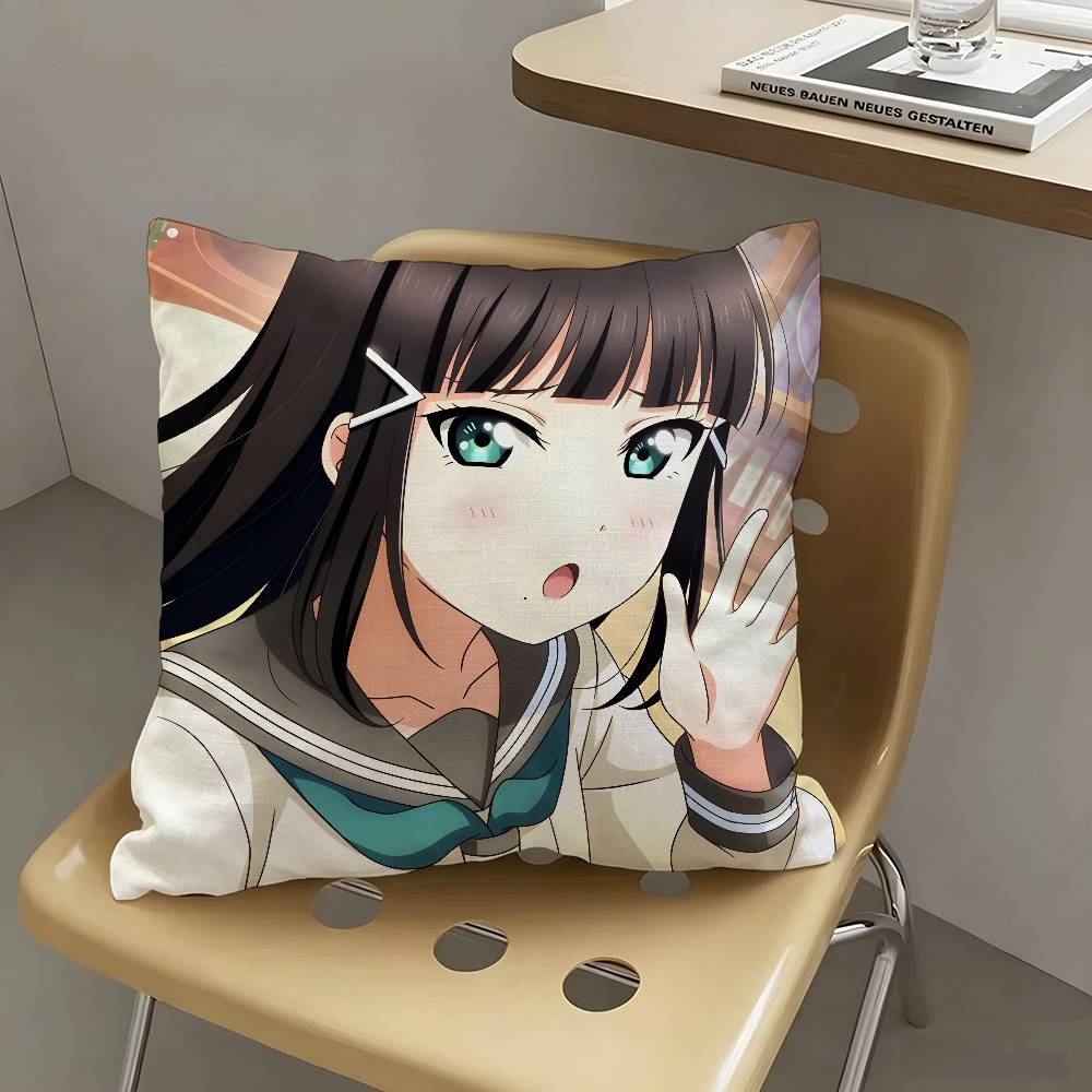 1pc Dia Kurosawa Anime Characters Pillow Case Fashion Square Pillowcase Bedroom Sofa Room Ins Decoration Leisure